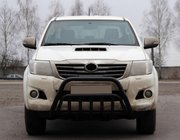 Toyota Hilux 2006–2015 Karjapuskuri WT002 Black (ruostumaton teräs) kuva 1