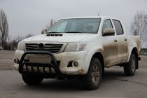 Toyota Hilux 2006–2015 Karjapuskuri WT002 Black (ruostumaton teräs) kuva 3