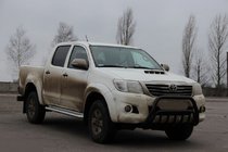 Toyota Hilux 2006–2015 Karjapuskuri WT002 Black (ruostumaton teräs) kuva 2