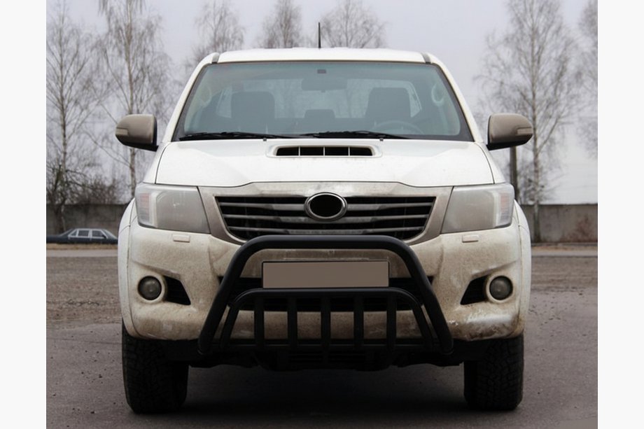 Toyota Hilux 2006–2015 Karjapuskuri WT002 Black (ruostumaton teräs) Image