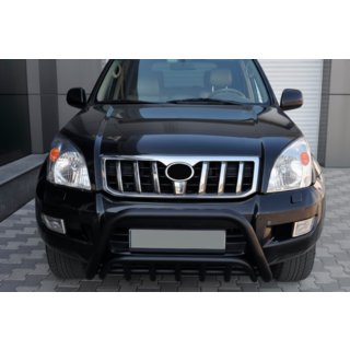 Matala karjapuskuri WT002 Black (ruostumaton teräs) Toyota Land Cruiser Prado 120 2002–2009 kuva 1