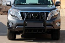 Toyota Land Cruiser Prado 150 2009–2023 Puskurirauta QT007 Black (ruostumaton teräs) kuva 1
