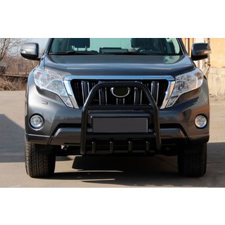 Puskurirauta QT007 Black (ruostumaton teräs) Toyota Land Cruiser Prado 150 2009–2023 kuva 1