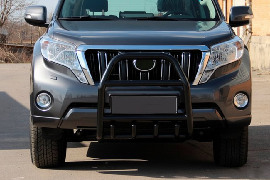 Toyota Land Cruiser Prado 150 2009–2023 Puskurirauta QT007 Black (ruostumaton teräs) Image