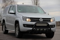 Volkswagen Amarok 2010–2022 Karjapuskuri WT002 Black (ruostumaton teräs) kuva 3