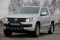 Volkswagen Amarok 2010–2022 Karjapuskuri WT002 Black (ruostumaton teräs) kuva 1