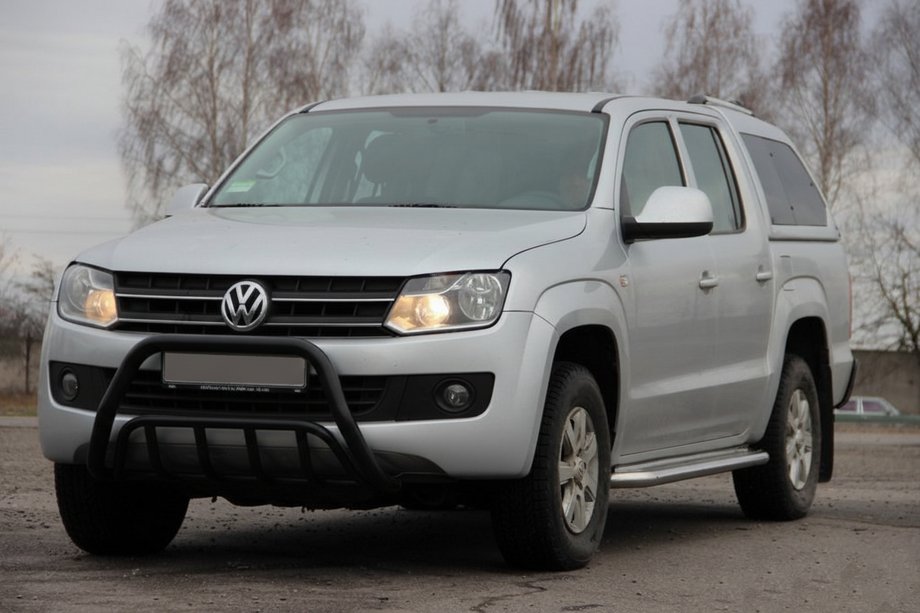 Volkswagen Amarok 2010–2022 Karjapuskuri WT002 Black (ruostumaton teräs) Image