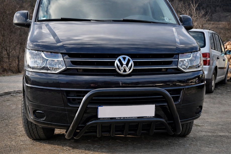 Volkswagen T5 2010–2015 Karjapuskuri WT002 Black (ruostumaton teräs) Image