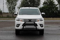 Toyota Hilux 2015– Etusuojakaari QT008 Black (ruostumaton teräs) kuva 2