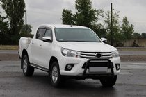 Toyota Hilux 2015– Etusuojakaari QT008 Black (ruostumaton teräs) kuva 1