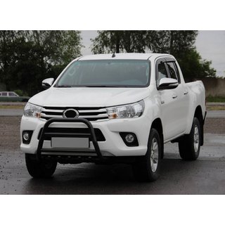 Etusuojakaari QT008 Black (ruostumaton teräs) Toyota Hilux 2015– kuva 3