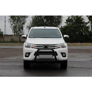 Etusuojakaari QT008 Black (ruostumaton teräs) Toyota Hilux 2015– kuva 2