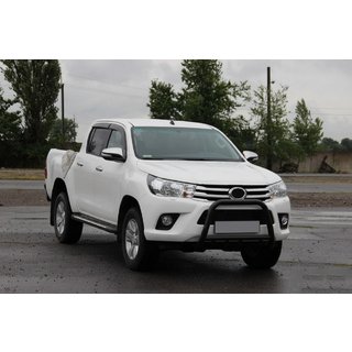 Etusuojakaari QT008 Black (ruostumaton teräs) Toyota Hilux 2015– kuva 1
