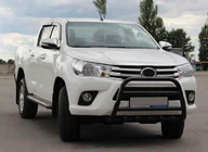 Toyota Hilux 2015– Etusuojakaari WT010 Black (ruostumaton teräs) kuva 1