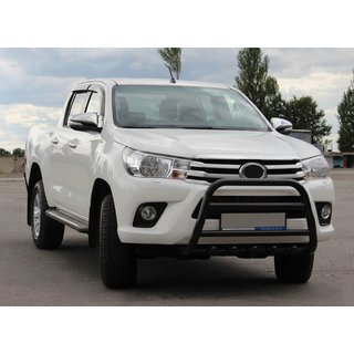Etusuojakaari WT010 Black (ruostumaton teräs) Toyota Hilux 2015– kuva 1