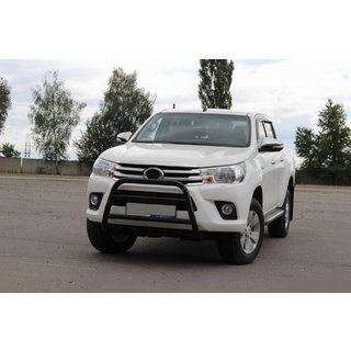 Etusuojakaari WT010 Black (ruostumaton teräs) Toyota Hilux 2015– kuva 3