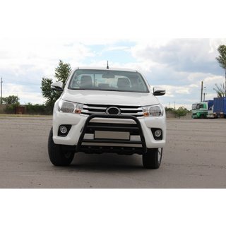 Etusuojakaari WT010 Black (ruostumaton teräs) Toyota Hilux 2015– kuva 2