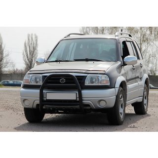 Puskurirauta QT007 Black (ruostumaton teräs) Suzuki Vitara 1998–2006 kuva 1