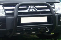 Mitsubishi Pajero Wagon IV 2006–2021 Karjapuskuri QT011 Black (ruostumaton teräs) kuva 3
