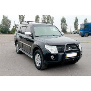 Karjapuskuri QT011 Black (ruostumaton teräs) Mitsubishi Pajero Wagon IV 2006–2021 kuva 1
