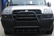 Fiat Doblo I 2001–2005 Etusuojakaari QT007 Black (ruostumaton teräs) kuva 1