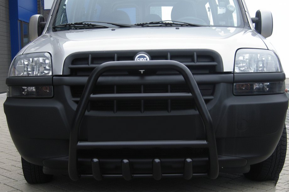 Fiat Doblo I 2001–2005 Etusuojakaari QT007 Black (ruostumaton teräs) Image