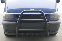 Ford Transit 2000–2014 Keulaputki QT007 Black (2000-2006, ruostumaton teräs) kuva 1