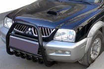 Mitsubishi L200 1996–2006 Karjapuskuri QT007 Black (ruostumaton teräs) kuva 1