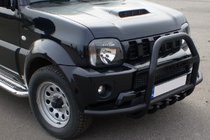 Suzuki Jimny 1998–2018 Karjapuskuri QT007-Exclusive Black (tekstillä, ruostumaton teräs) kuva 4