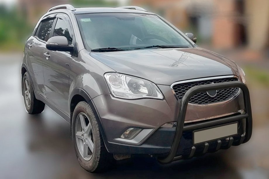 SsangYong Korando 2010–2019 Karjapuskuri F1-40 Black (ruostumaton teräs) Image
