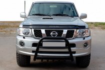 Nissan Patrol Y61 1997–2011 Puskurirauta QT007 Black (ruostumaton teräs) kuva 1