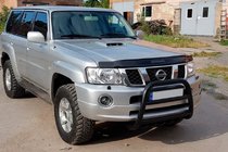 Nissan Patrol Y61 1997–2011 Puskurirauta QT007 Black (ruostumaton teräs) kuva 3