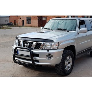 Puskurirauta QT007 Black (ruostumaton teräs) Nissan Patrol Y61 1997–2011 kuva 2
