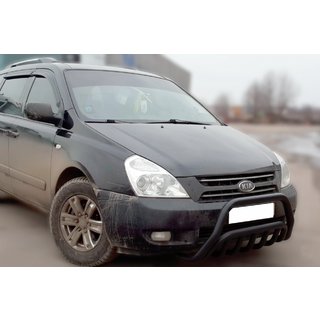Etukaari WT002 Black (2006-2013, ruostumaton teräs) Kia Carnival 2002–2013 kuva 2