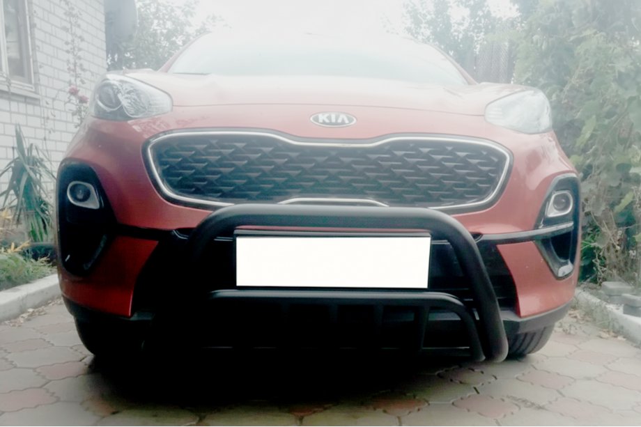 Kia Sportage 2015–2021 Etuputki WT002 Black (ruostumaton teräs) Image