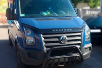 Volkswagen Crafter 2006–2016 Etuputki WT002 Black (ruostumaton teräs) kuva 1