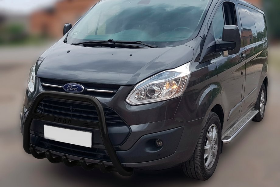 Ford Custom 2013–2022 Keulaputki WT006 F1-56 Black (ruostumaton teräs) Image