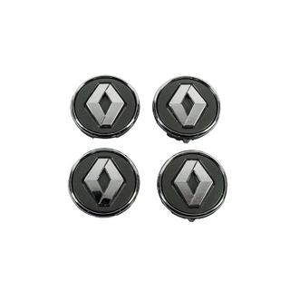 Vanteiden keskikupit, grafiitti renkaalla 81568DRK (57 mm → 49 mm, 4 kpl) kuva 1