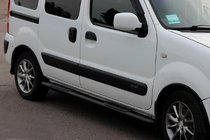 Renault Kangoo 1998–2008 Sivupalkit Black (2 kpl, ruostumaton teräs) kuva 2