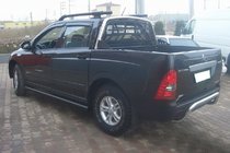 SsangYong Action 2005–2018 Sivuputket Black (2 kpl, ruostumaton teräs) kuva 2
