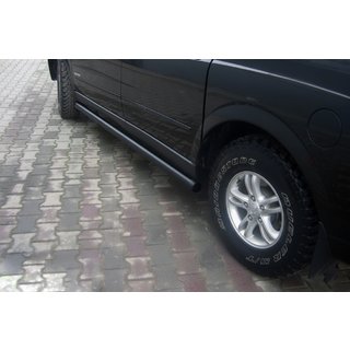 Sivuputket Black (2 kpl, ruostumaton teräs) SsangYong Action 2005–2018 kuva 1