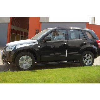 Sivuputket Black (2 kpl, ruostumaton teräs) Suzuki Grand Vitara 2005–2017 kuva 1