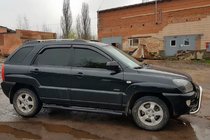 Kia Sportage 2004–2010 Sivuputket Black (2 kpl, ruostumaton teräs) kuva 4