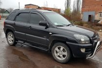 Kia Sportage 2004–2010 Sivuputket Black (2 kpl, ruostumaton teräs) kuva 3