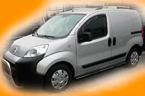 Fiat Fiorino/Qubo 2008–2024 Sivutuet Ø70 Black (2 kpl, ruostumaton teräs) kuva 2