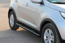 Kia Sportage 2010–2015 Sivupalkit Black (2 kpl, ruostumaton teräs) kuva 4