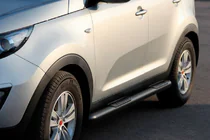 Kia Sportage 2010–2015 Sivupalkit Black (2 kpl, ruostumaton teräs) kuva 3