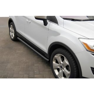 Sivuputket Black (2 kpl, ruostumaton teräs) Ford Kuga 2008–2013 kuva 1