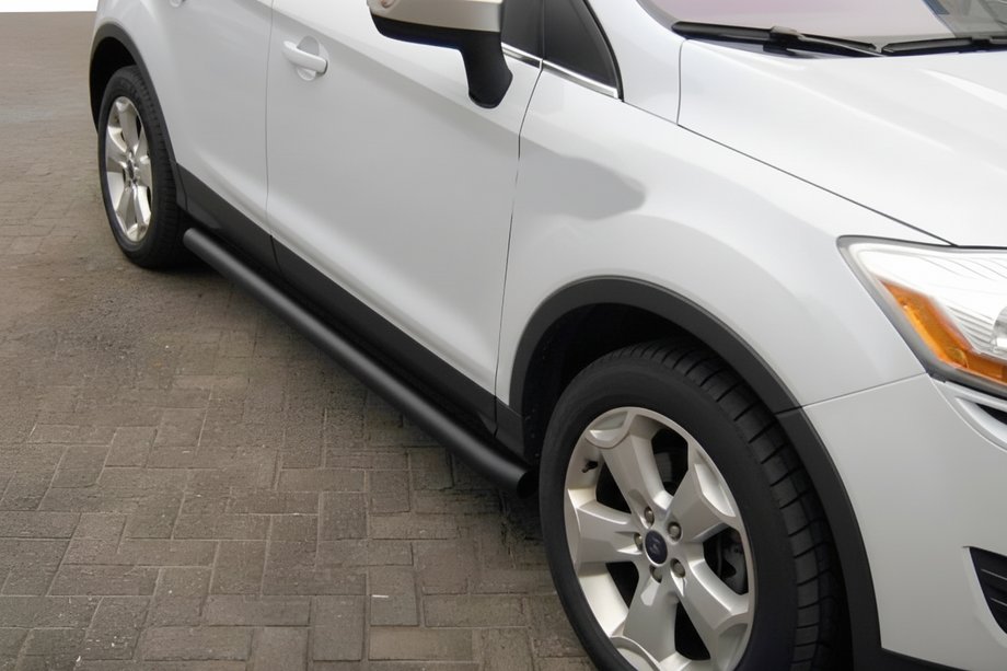 Ford Kuga 2008–2013 Sivuputket Black (2 kpl, ruostumaton teräs) Image