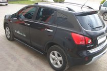 Nissan Qashqai 2007–2010 Sivupalkit Black (2 kpl, ruostumaton teräs) kuva 4